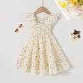 thumbnail image 2 of Younger Tree Baby Girl Dress Kid Summer Clothes Sleeveless Flower Beach Boho Princess Sundress for 3-4T, 2 of 6