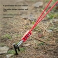 thumbnail image 3 of 5M Outdoor Windproof Rope Camping Rope Nylon Rope Retractable Ratchet Straps, 3 of 7