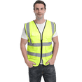 thumbnail image 4 of BeautyWill Class 2 High Visibility Safety Vest, 5-Pocket Reflective Work Vest with Zipper & ID Holder, 4 of 8
