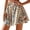 Khaki, variant on Biker Shorts Women Print High Waisted Elastic Cute Short Plus Size Shorts for Women,Pink,L
