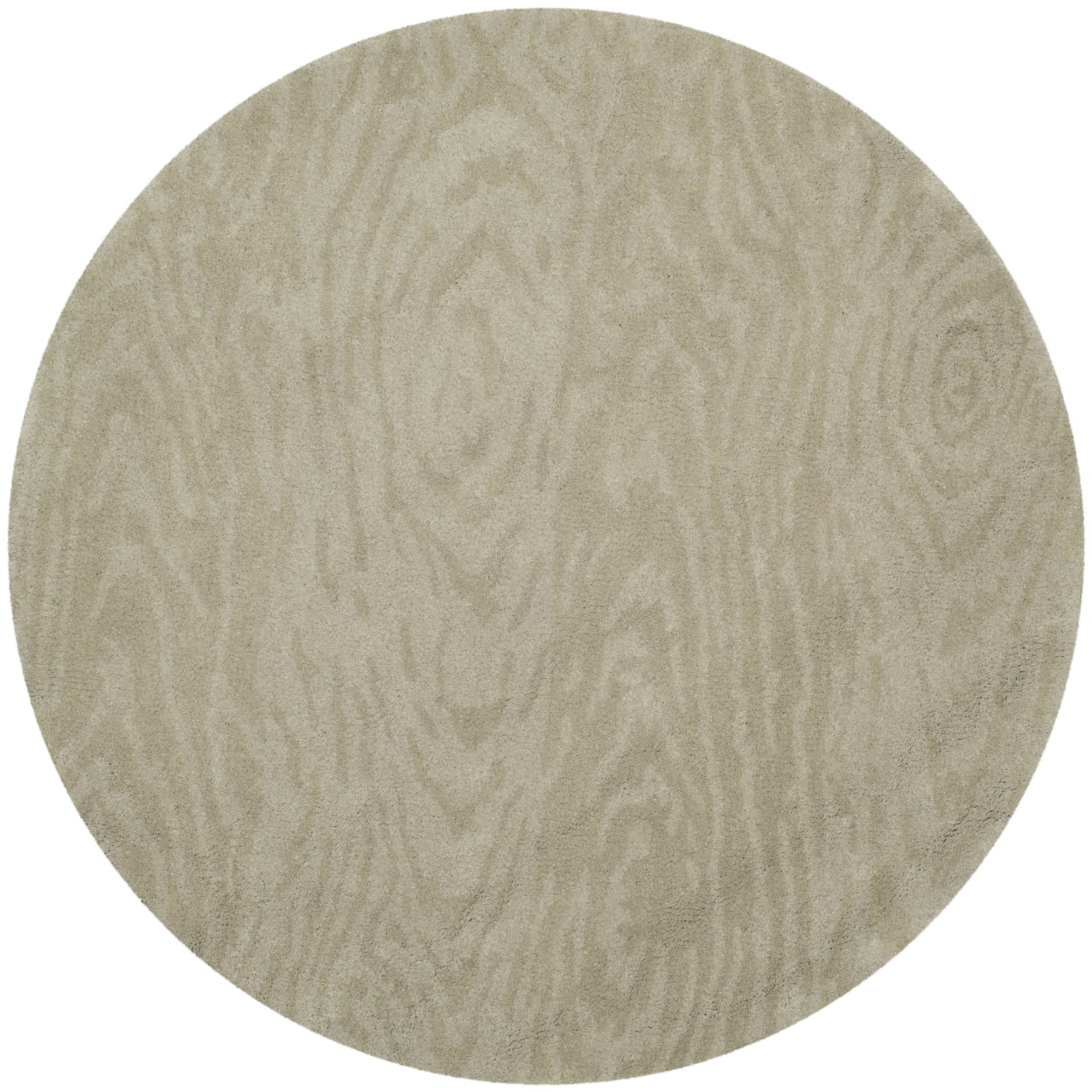 SAFAVIEH Martha Stewart Layered Faux Bois Woodworks Wool Area Rug, Potter's Clay, 8' x 10'