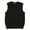 Black, variant on Men's Big Tall Extra Fine Merino Wool Sweater Vest (Red, 2X-Large Tall)