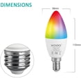 thumbnail image 2 of Bombilla de candelabro regulable XODO Smart Wifi C37 E12 5W LED LB4-2PK, 2 of 3