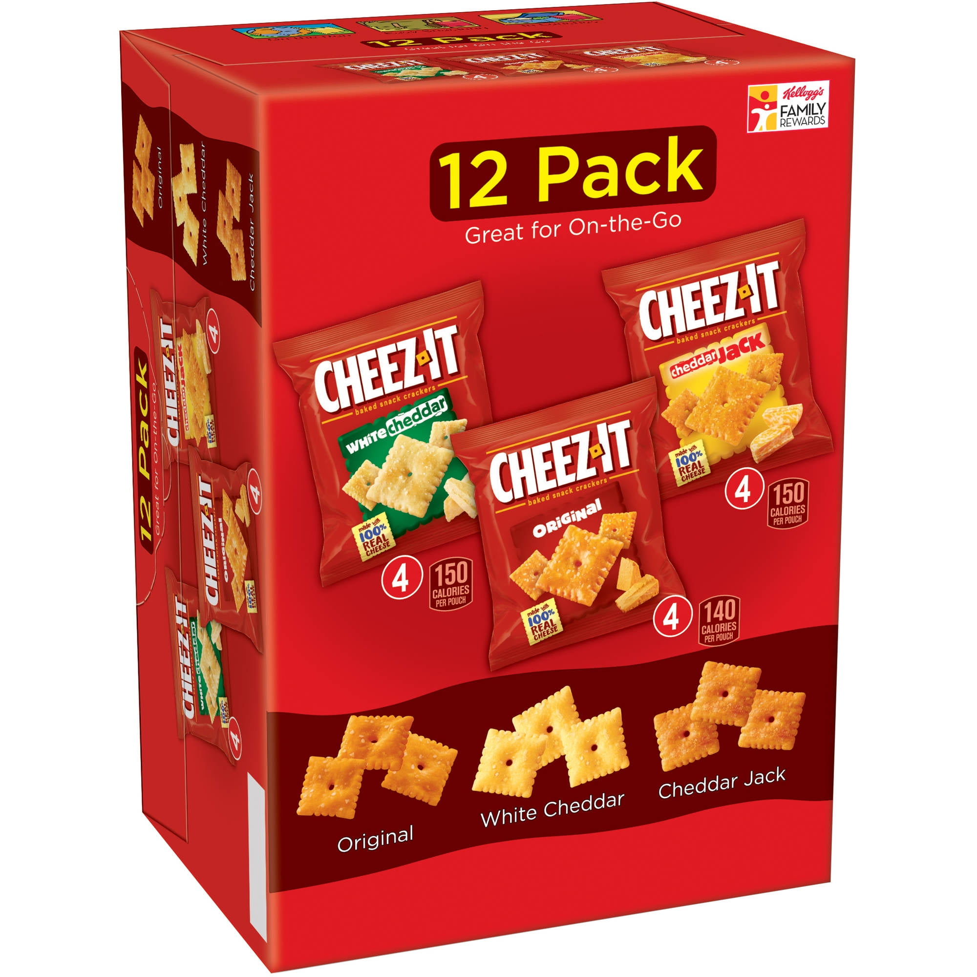 Cheez-It Baked Snack Crackers Variety Pack 12.1 oz. Box by Sunshine Biscuits, LLC