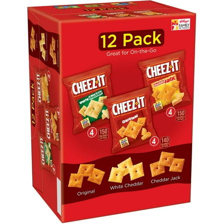 Cheez-It Baked Snack Crackers Variety Pack 12ct ( incomplete 8 )