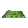 thumbnail image 2 of Ahgly Company Indoor Rectangle Oriental Green Traditional Area Rugs, 6' x 9', 2 of 4