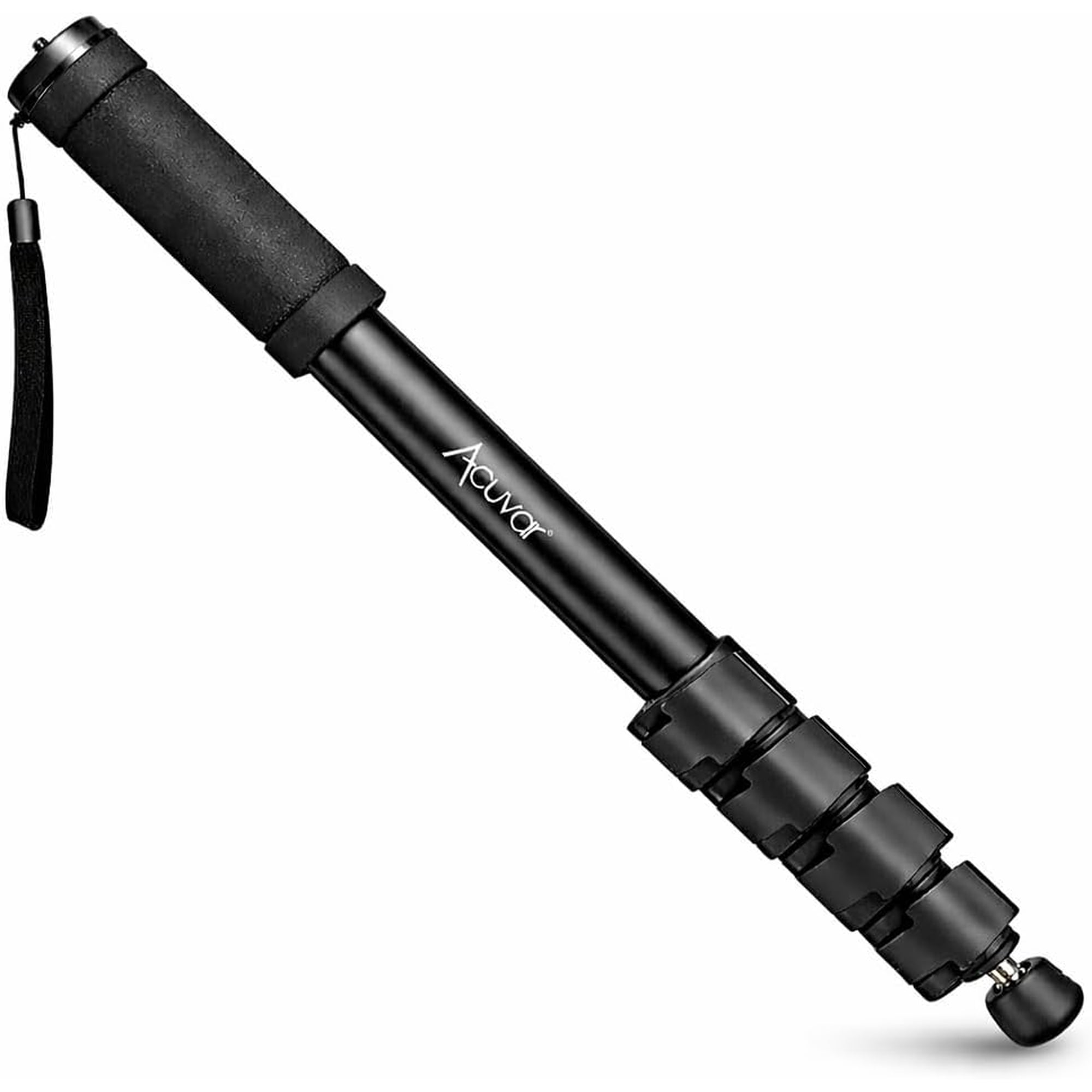 62 Inch Photography Monopod with Safety Strap – Lightweight Aluminum Camera for Travel & Outdoor Shooting