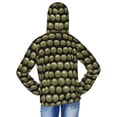 thumbnail image 4 of Xecao Cactus Farmland Print Fishing Shirts for teenager Long Sleeve UV Sun Protection Hoodie with Zipper Outdoor Hiking Shirts-X-Large, 4 of 7