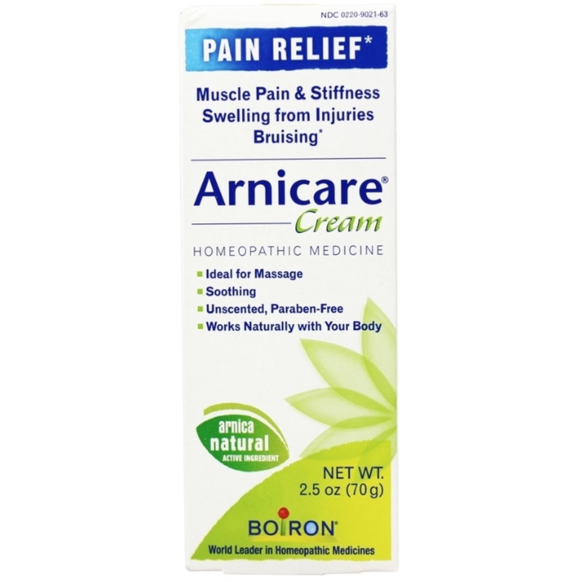 Boiron Arnicare Cream Homeopathic Medicine 2.50 oz (Pack of 3)