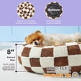 thumbnail image 2 of Cama redonda para mascotas LE SURE Donut para perros y gatos pequeños, color marrón, 2 of 7