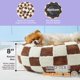 thumbnail image 2 of Cama redonda para mascotas LE SURE Donut para perros y gatos pequeños, color marrón, 2 of 7
