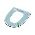 thumbnail image 2 of Toilet seat cushion with handle fully covered household toilet seat cushion detachable and washable toilet seat cushion suitable for all seasons, 2 of 6