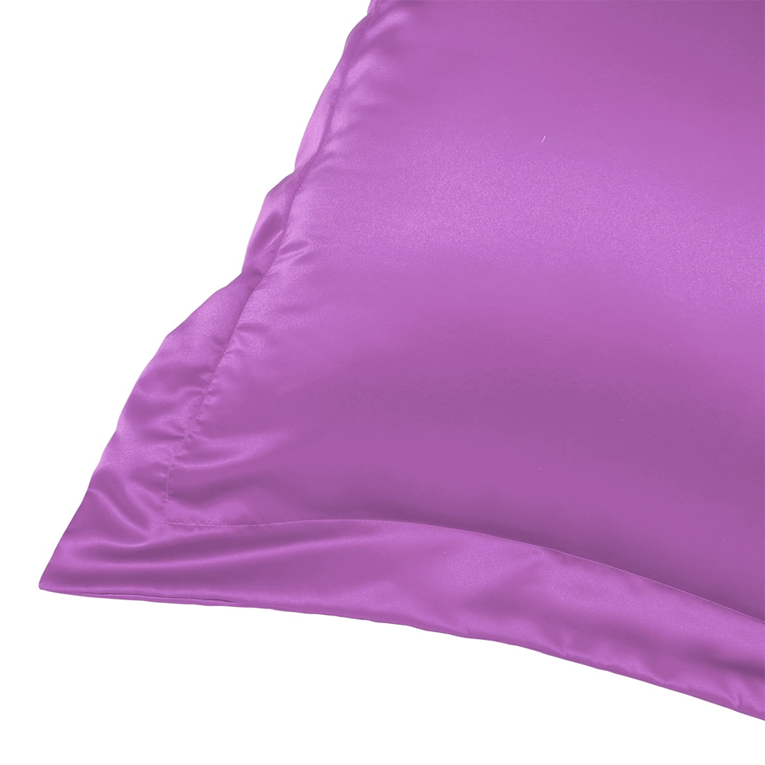 Unique Bargains 2-Pack Satin Pillowcase Pillow Shams, 12" x 16", Purple