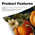thumbnail image 2 of Thanksgiving Pumpkin Set of 2 Velvet Throw Pillow Covers with Unique Patterns in 16x16, 18x18, 20x20 Inches for Throw Pillow Inserts for Various Occasions, 2 of 6