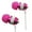 Hot Pink, variant on Super Bass Noise-Isolation Metal 3.5mm Stereo Earbuds/ Headset/ Handsfree for Samsung Galaxy M20, M10, A6s, A9 (2018), J4 Core, J4+, J6+ (Green) - w/ Mic