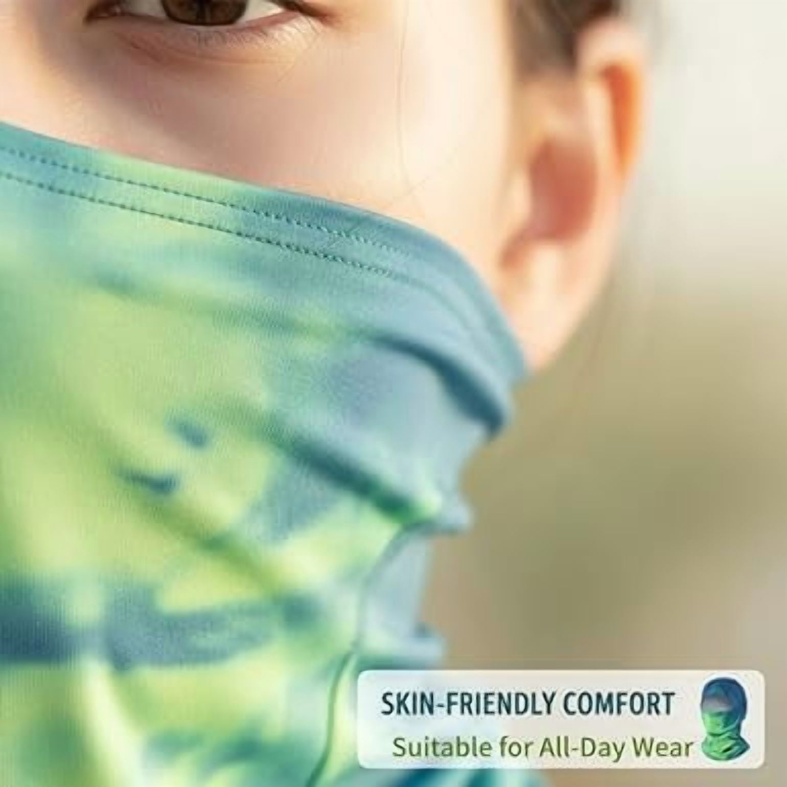 Balaclava Temperature-Sensitive Color-Changing mask, Windproof and Warm Winter Scarf mask, Cold-Proof ski mask（x）