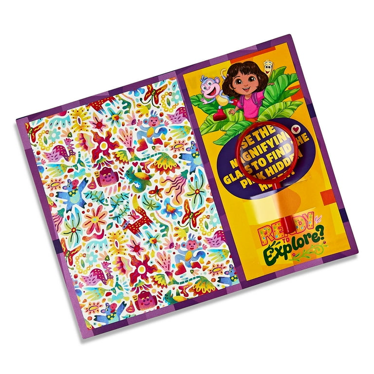 DORA メモ用紙 Dora Magnify & Spy Valentine's Day Kiddie Cards, Exchange