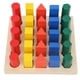 thumbnail image 1 of Bloques para bebés, bloques de construcción geométricos de madera para bebés, bloques de construcción de madera diseñados para el futuro, 1 of 14