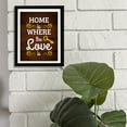 thumbnail image 5 of Designs ByLITA Home Is Where The Love Is, 11 x 14 Black Wall Print (Framed) | Family Home Décor, 5 of 7