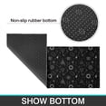 thumbnail image 6 of Black White Gothic Geometry Sun Moon Pattern Kitchen Rugs Sets Of 2,Anti Fatigue Kitchen Mat Rugs Non Slip Washable,Decorative Kitchen Floor Mats for Kitchen,Sink,Laundry,17"x30"+17"x47", 6 of 7