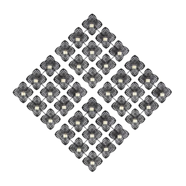 Stunning Black Metal Wall Decor, Set Of 4