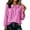 Pink, variant on Admvng Womens Tops Button Shirts Blouse Long Sleeve Casual Work Cute Blouses