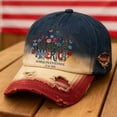 thumbnail image 4 of Win s Way 250th Anniversary Baseball Cap Unisex Patriotic Adjustable Hat USA Independence Day 1776-2026 Outdoor Sun Hat, 4 of 5