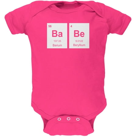 

Baby - BaBe Periodic Elements Hot Pink Soft Baby One Piece - 18-24 months