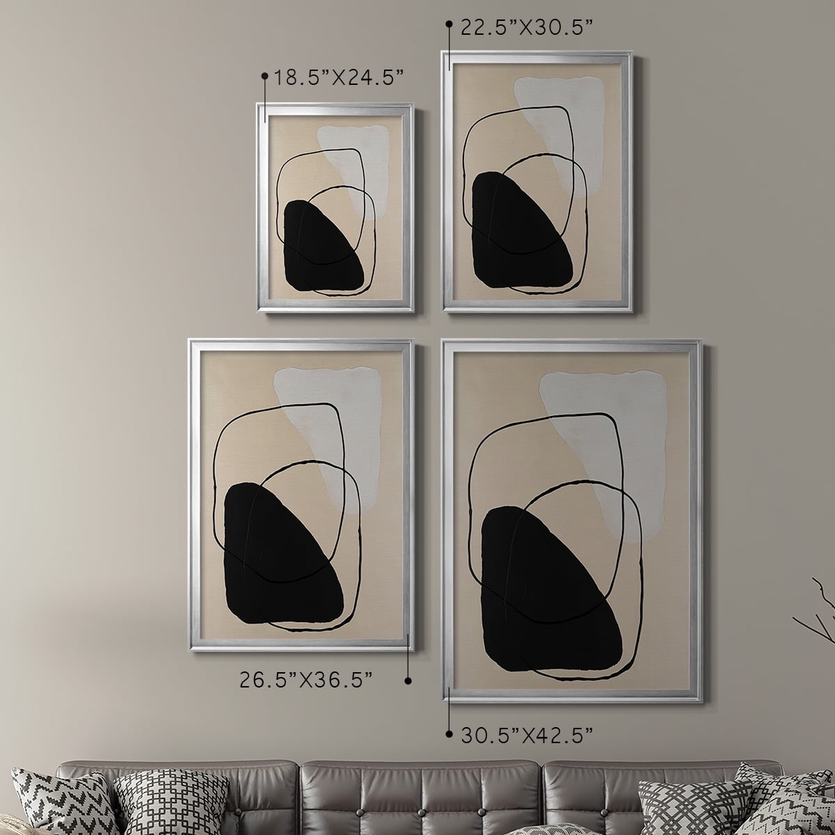 Avant Mod II Premium Framed Print, in Gold, Black, or Silver - Ready to Hang