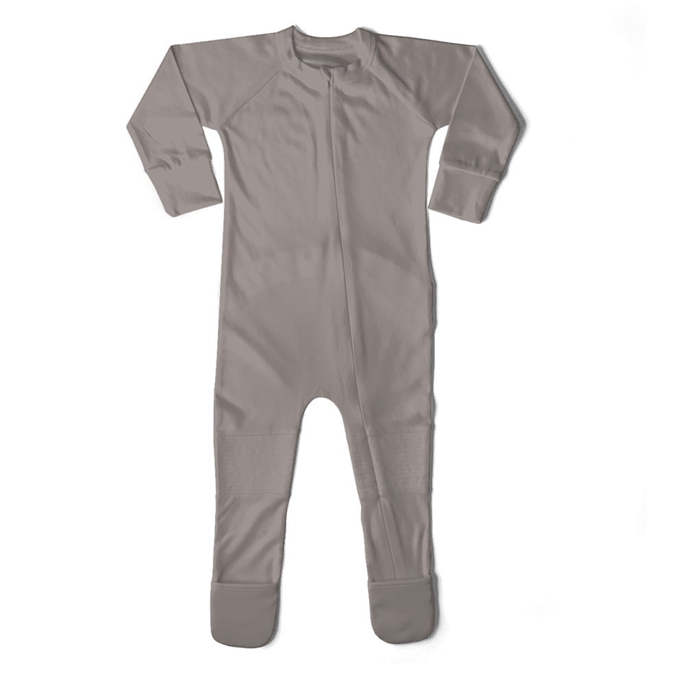 Goumikids Unisex Baby Footie Pajamas Organic Sock Sleeper Clothes, 12