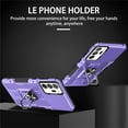 thumbnail image 4 of for Samsung Galaxy Note20 Ultra Case with Metal Ring Kickstand for Women & Men, Heavy-Duty Protection Shockproof Bumper Cover Case for Samsung Galaxy Note 20 Ultra TY Purple, 4 of 18
