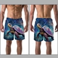 thumbnail image 3 of luoweisi Men's Beach Shorts Quick Dry Swim Trunks with Mesh Lining Sea Turtle XL, 3 of 5