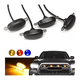 thumbnail image 4 of Kit 4 Luz Led Parrilla  Bloosom Universal Raptor Ámbar Con Cable Drl Amarillo, 4 of 5