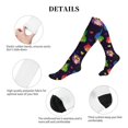 thumbnail image 6 of Bixox Owls And Hearts Print Compression Socks,Compression Socks Women & Men Circulation for Medical,Running,Athletic, 6 of 7