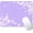 Cherry Blossom on Purple, variant on Mouse Pad, Rose Gold Butterfly Mouse Pad, Non-Slip Rubber Base Mousepad, Mouse Mat Desk Pad for Work, Game, Office, 9.5 x 7.9 Inch - Beautiful Modern Glitter Foil Design