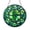 Acrylic 3.5 Inch, variant on Green Clover Leaf Stained Glass Suncatcher Window Hanging, Decorative Botanical Vine Glass Art Panel, Round Nature Inspired Window Decor Ornament Decorative Plant Lover Gift for Home Window