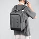 thumbnail image 5 of Mochila para portátil de viaje de negocios, bolsa para portátil con puerto de carga USB, gris oscuro, 5 of 6