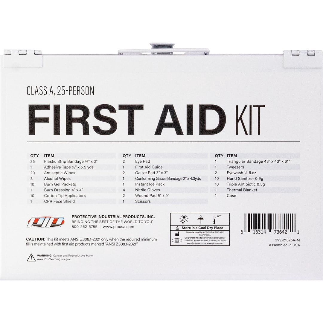 ANSI CLASS A FIRST AID KIT - 25 PE