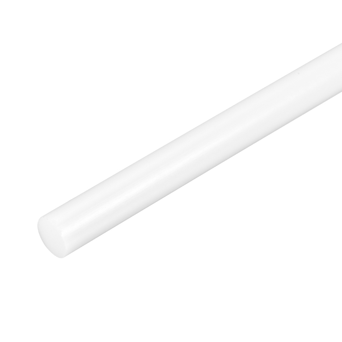 Uxcell Plastic Round Rod 1/2" Dia 20" Length White (POM) Polyoxymethylene Rods Engineering Plastic Round Bar(12.5mm)