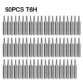 thumbnail image 1 of 50pcs 4mm Small Hex Shank Screwdriver Bits Set for Torx Plum Blossom Head Tools T6H, 1 of 9