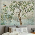 thumbnail image 2 of Shiartex Japanese Tapestry Tree Misty Garden Lake Printed Wall Tapestry Ink Painting Wall Hanging for Bedroom Living Room Dorm  Painting, 2 of 6