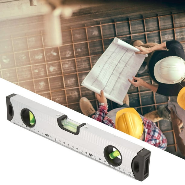 Regla De Nivel De Burbuja De aleación De Aluminio Con 3 Burbujas, Alta Precisión, Magnética, Ideal Para Medición De Construcción