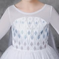 thumbnail image 6 of Girls Elsa Princess Dresses Snow Queen Costumes Cosplay Birthday Dress Up, 6 of 7