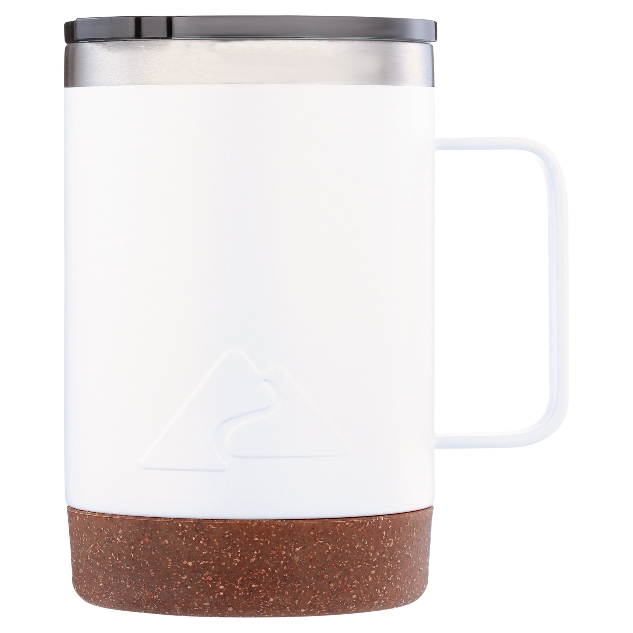 Ozark Trail PL 16oz Cork Mug, 1 Piece, White, OZARK TRAIL PL 16OZ SS CORK MUG