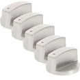 thumbnail image 1 of 5Pcs Stainless Steel Gas Stove Knob Cooktop Surface Burner Control Knobs Replacement, 1 of 9