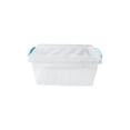 thumbnail image 2 of Contenedor de Plástico Transparente con Tapa y Asa con Cierre Clip, Recipiente Organizador Versátil Multiusos Transparente para Fácil Identificación, Capacidad 600 ml, 2 of 3