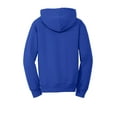 thumbnail image 6 of Port & Company Youth Fan Favorite Fleece Pullover Hooded Sweatshirt-XS (True Royal), 6 of 6
