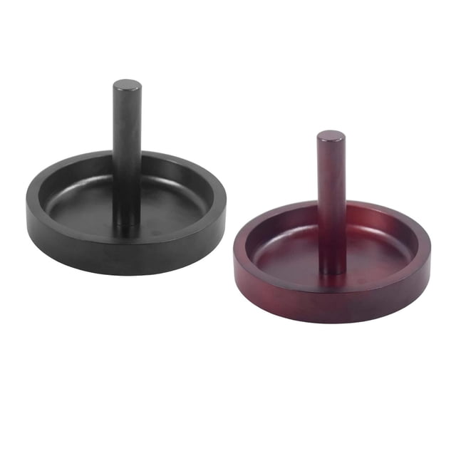 2 Uds. Cono De Billar De Madera, Cuenco De Talco, Soporte De Tiza De Cono Para Sala De Juegos Sunnimix Cuenco de talco de cono de billar