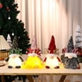 thumbnail image 1 of Decoración de gnomo de Navidad iluminada | Adorno de gnomo de peluche con luz y sombrero de lentejuelas | Decoración navideña interior | Acento de mesa caprichoso | Luz nocturna luminosa de larga, 1 of 1