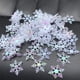 thumbnail image 5 of Decoración navideña con copos de nieve para árbol de Navidad, fiesta de bodas, hielo y nieve, confeti, bricolaje, decoración navideña hecha a mano, 5 of 6
